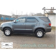 Дефлектори вікон Toyota Fortuner 2005+ HIC — накладні