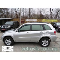 Дефлектори вікон Toyota Rav4 2000-2005 HIC — накладні Дефлектори вікон Toyota Rav4 2000-2005 HIC — накладні