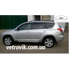 Дефлектори вікон Toyota Rav4 2006-2013 Dlynnaia Baza HIC — накладні