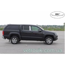 Дефлектори вікон Volkswagen Amarok 2009+ HIC — накладні Дефлектори вікон Volkswagen Amarok 2009+ HIC — накладні