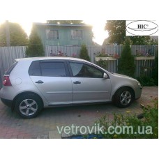Дефлектори вікон Volkswagen Golf 5 2003-2008 HIC — накладні Дефлектори вікон Volkswagen Golf 5 2003-2008 HIC — накладні