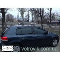 Дефлектори вікон Volkswagen Golf 6 2008-2012 HIC — накладні Дефлектори вікон Volkswagen Golf 6 2008-2012 HIC — накладні