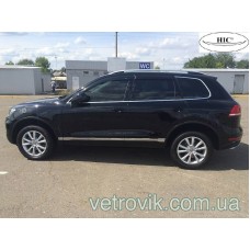 Дефлектори вікон Volkswagen Touareg 2010+ HIC — накладні Дефлектори вікон Volkswagen Touareg 2010+ HIC — накладні