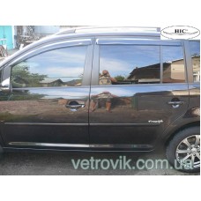 Дефлектори вікон Volkswagen Touran 2003-2010 HIC — накладні Дефлектори вікон Volkswagen Touran 2003-2010 HIC — накладні