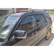 Дефлектори вікон Subaru Forester 2003-2008 Tselnye Dvukhshtuchnye HIC — накладні
