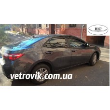 Дефлектори вікон Toyota Korolla 2013+ HIC — накладні