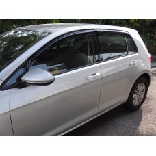Дефлектори вікон Volkswagen Golf 7 2012+ HIC — накладні Дефлектори вікон Volkswagen Golf 7 2012+ HIC — накладні