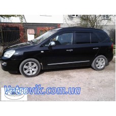 Дефлектори вікон Kia Karens 2006-2012 HIC — накладні