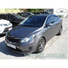 Дефлектори вікон Kia Ryo 2011-2017 Rossyiskaia Sborka HIC — накладні