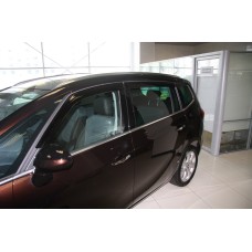 Дефлектори вікон Opel Zafyra Tse 2012+ HIC — накладні Дефлектори вікон Opel Zafyra Tse 2012+ HIC — накладні