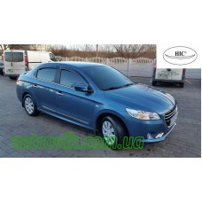 Дефлектори вікон Peugeot 301 2012+ HIC — накладні