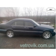 Дефлектори вікон Mercedes-Benz Tse-Klass V-201 1982-1993 HIC — накладні Дефлектори вікон Mercedes-Benz Tse-Klass V-201 1982-1993 HIC — накладні