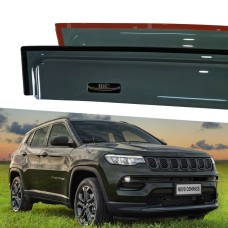 Дефлектори вікон Jeep Compass 2017+ HIC — накладні Дефлектори вікон Jeep Compass 2017+ HIC — накладні