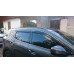 Дефлектори вікон Hyundai Santa Fe 2012-2018 7 Mists HIC — з хромованою смугою