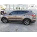 Дефлектори вікон Hyundai Santa Fe 2012-2018 7 Mists HIC — з хромованою смугою