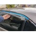 Дефлектори вікон Toyota Camry 70 2018+ Havoc — з хромованою смугою