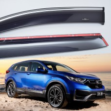 Дефлектори вікон Honda CR-V 2017+ HIC — з хромованою смугою Дефлектори вікон Honda CR-V 2017+ HIC — з хромованою смугою