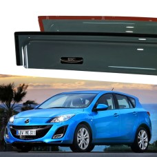 Дефлектори вікон Mazda 3 2009-2013 HIC — накладні Дефлектори вікон Mazda 3 2009-2013 HIC — накладні