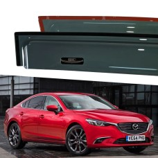 Дефлектори вікон Mazda 6 2012+ HIC — накладні