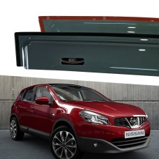 Дефлектори вікон Nissan Qashqai I 2006-2014 HIC — накладні