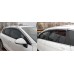 Дефлектори вікон Nissan X-Trail/Rogue 2014-2020 HIC — з хромованою смугою
