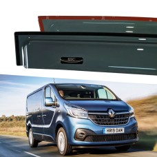 Дефлектори вікон Renault Trafic 2014+ HIC — накладні Дефлектори вікон Renault Trafic 2014+ HIC — накладні