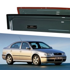 Дефлектори вікон Skoda Octavia A4 Tour 1996-2005 HIC — накладні