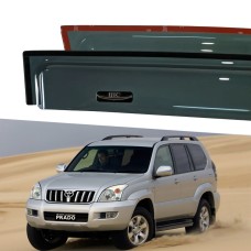 Дефлектори вікон Toyota Land Cruiser 120 Prado 2003-2010 HIC — накладні Дефлектори вікон Toyota Land Cruiser 120 Prado 2003-2010 HIC — накладні