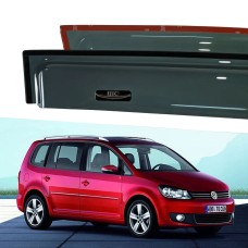 Дефлектори вікон Volkswagen Touran 2003-2010 HIC — накладні Дефлектори вікон Volkswagen Touran 2003-2010 HIC — накладні
