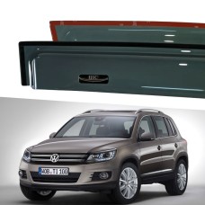 Дефлектори вікон Volkswagen Tiguan 2007-2016 HIC — накладні